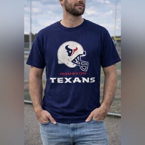 Houston Texans Navy Graphic T-Shirt | Men’s NFL Team Tee | NWOT